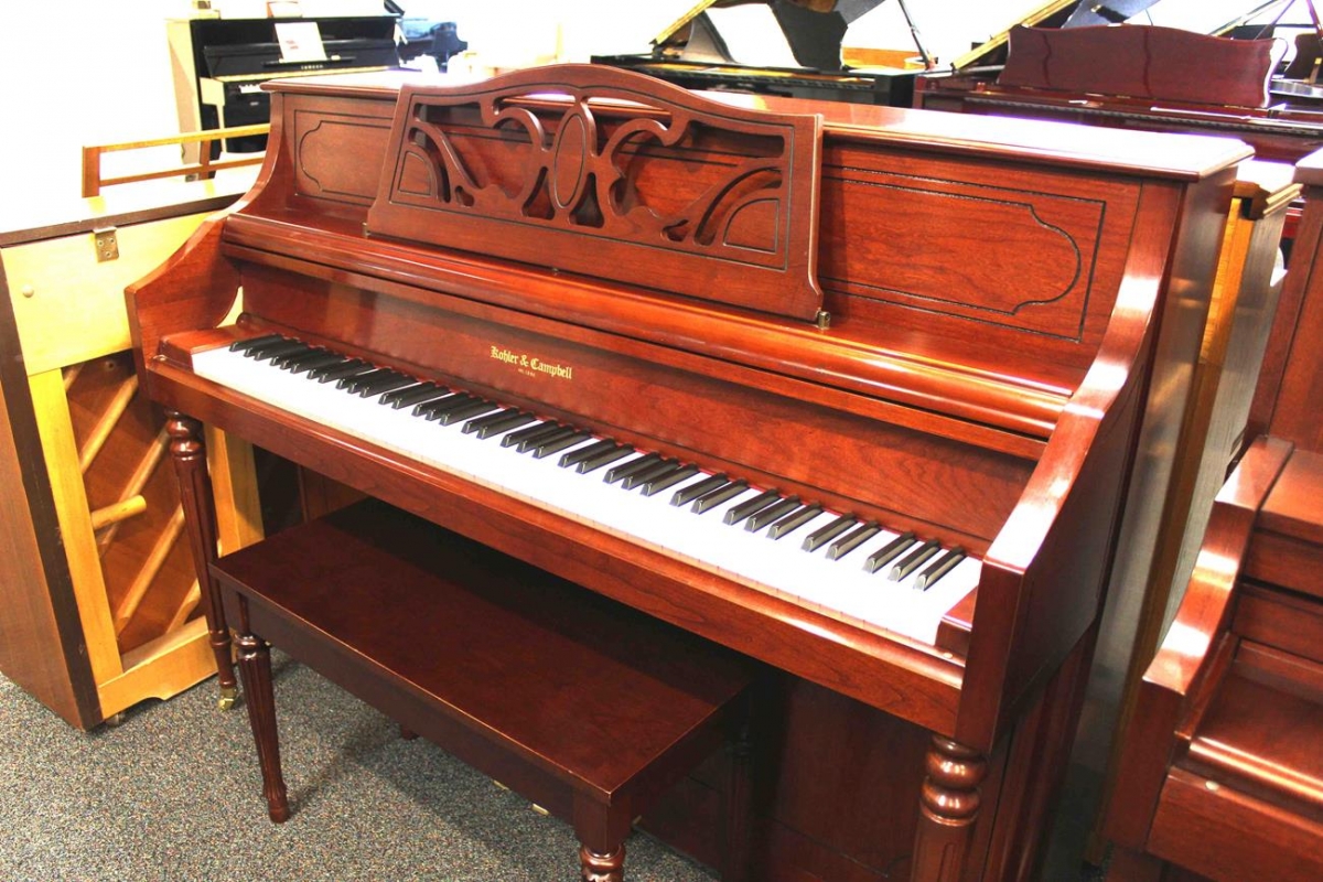 Kohler & Campbell 44" Upright Used Pianos For Sale Michigan Large