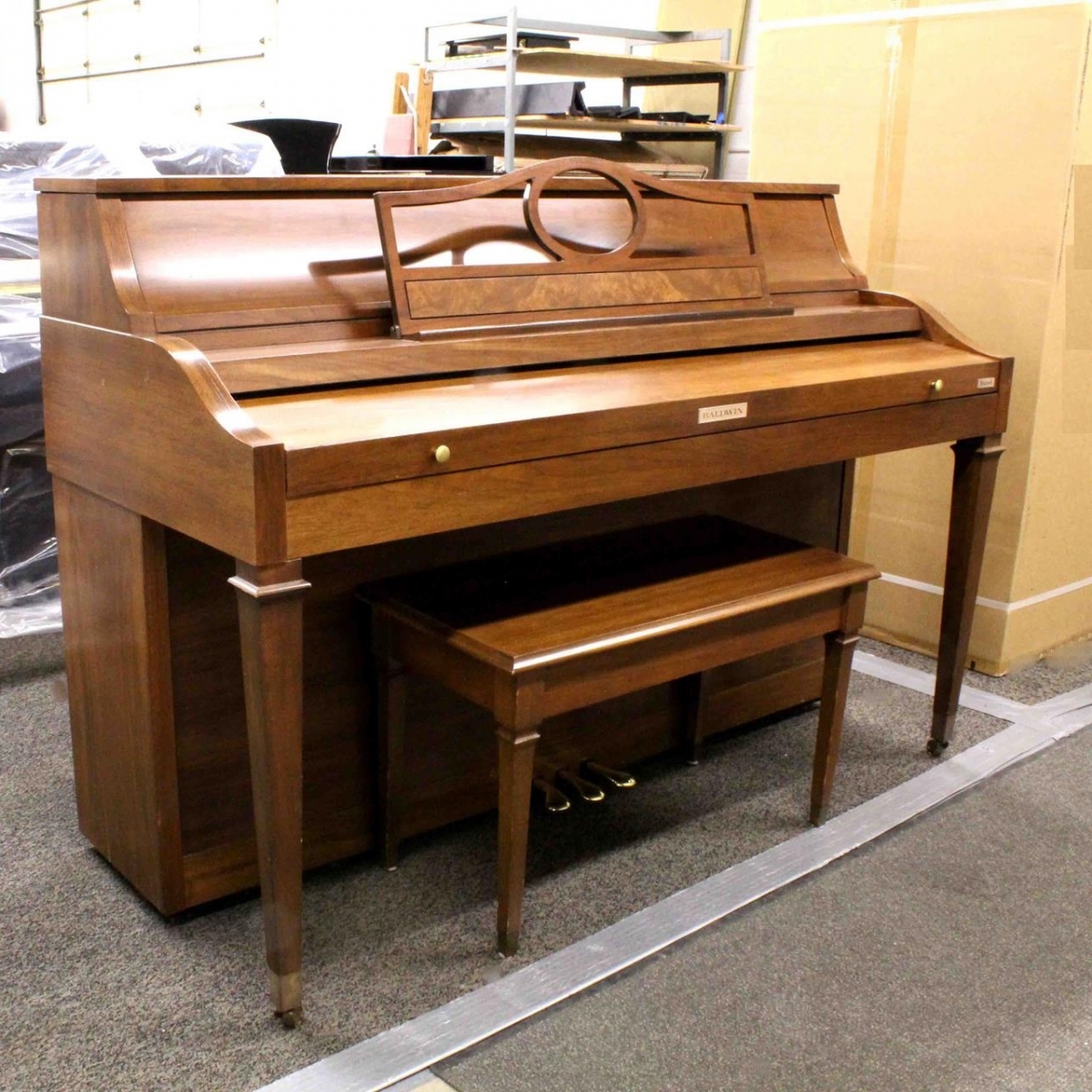 Baldwin "HOWARD" Console Piano With Bench Clearance Pianos & Organs