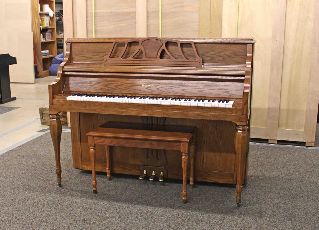 46Inch Tall Kawai Studio Piano Used Pianos For Sale Michigan Large