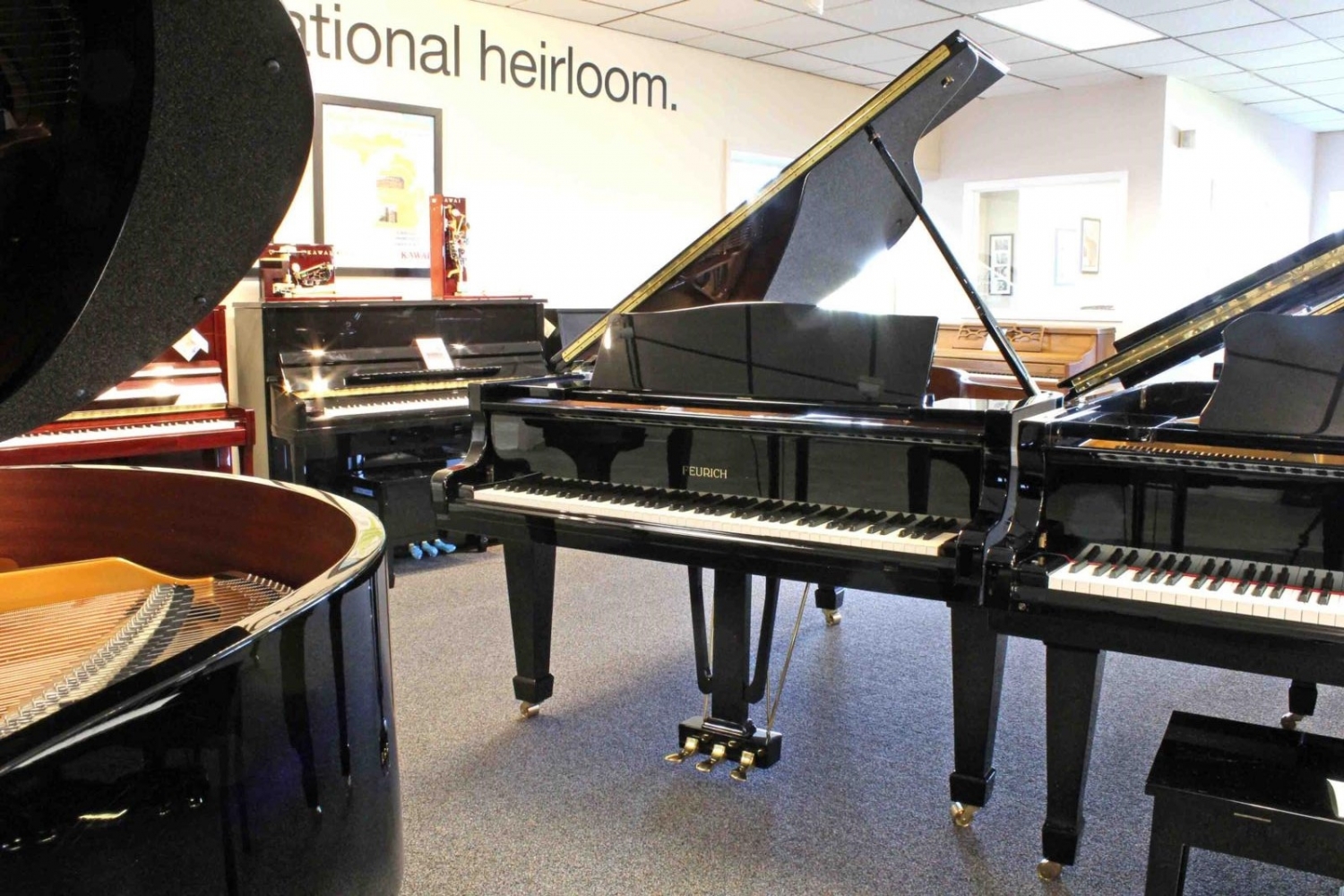 Feurich Piano Used Pianos For Sale Michigan Large