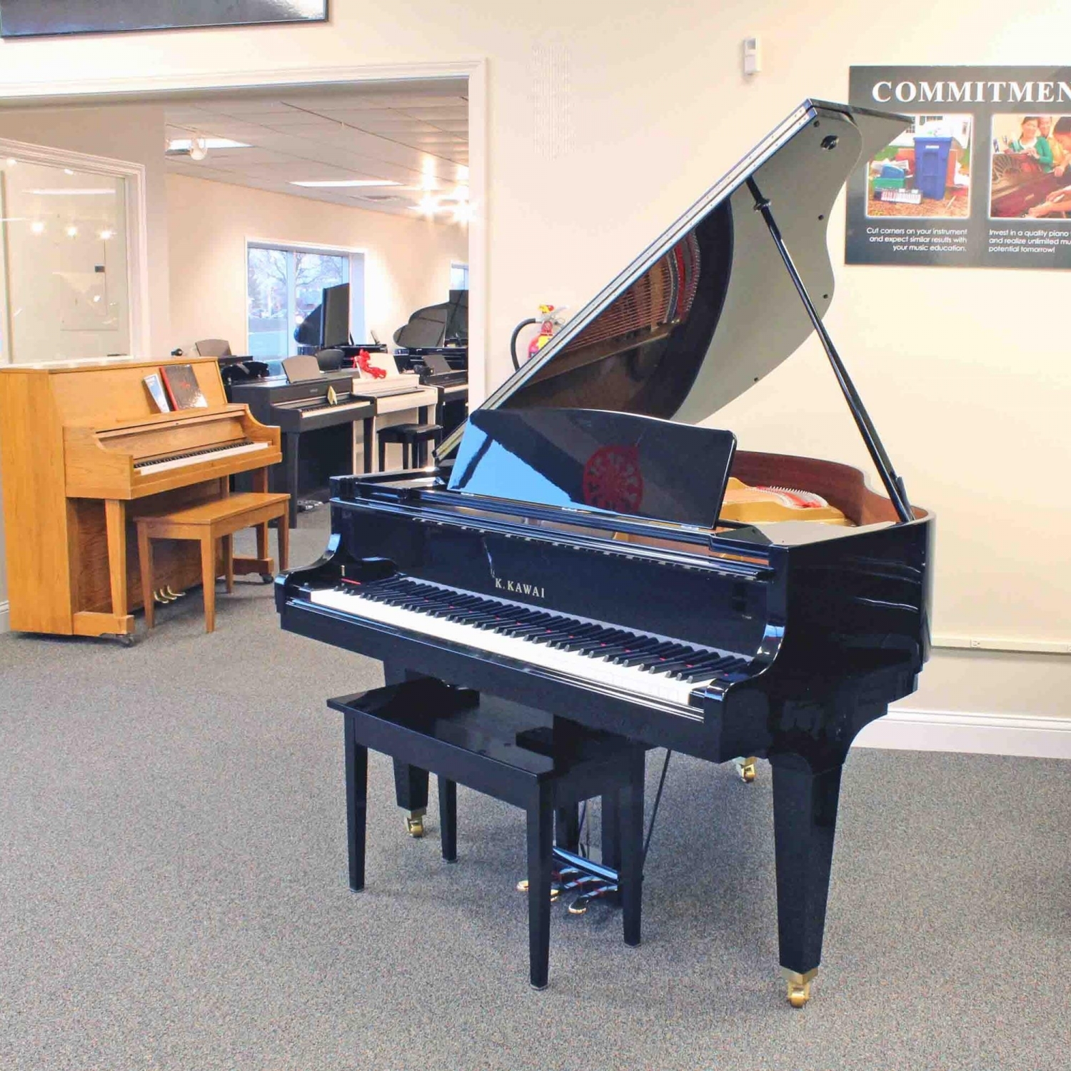 SOLD! Kawai Baby Grand Used Pianos For Sale Michigan Large