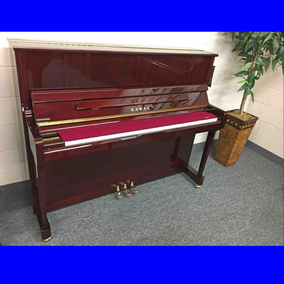Kawai Mahogany Studio Piano Used Pianos For Sale Michigan Large